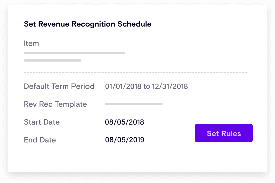 ASC-606 compliant revenue reporting