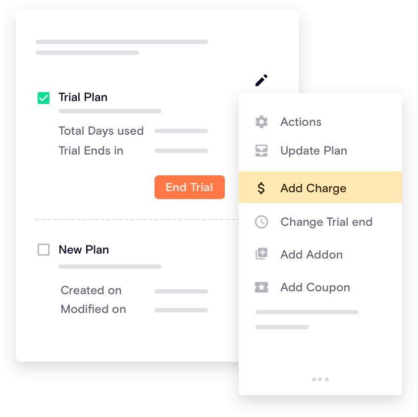 Set up subscription plan trial